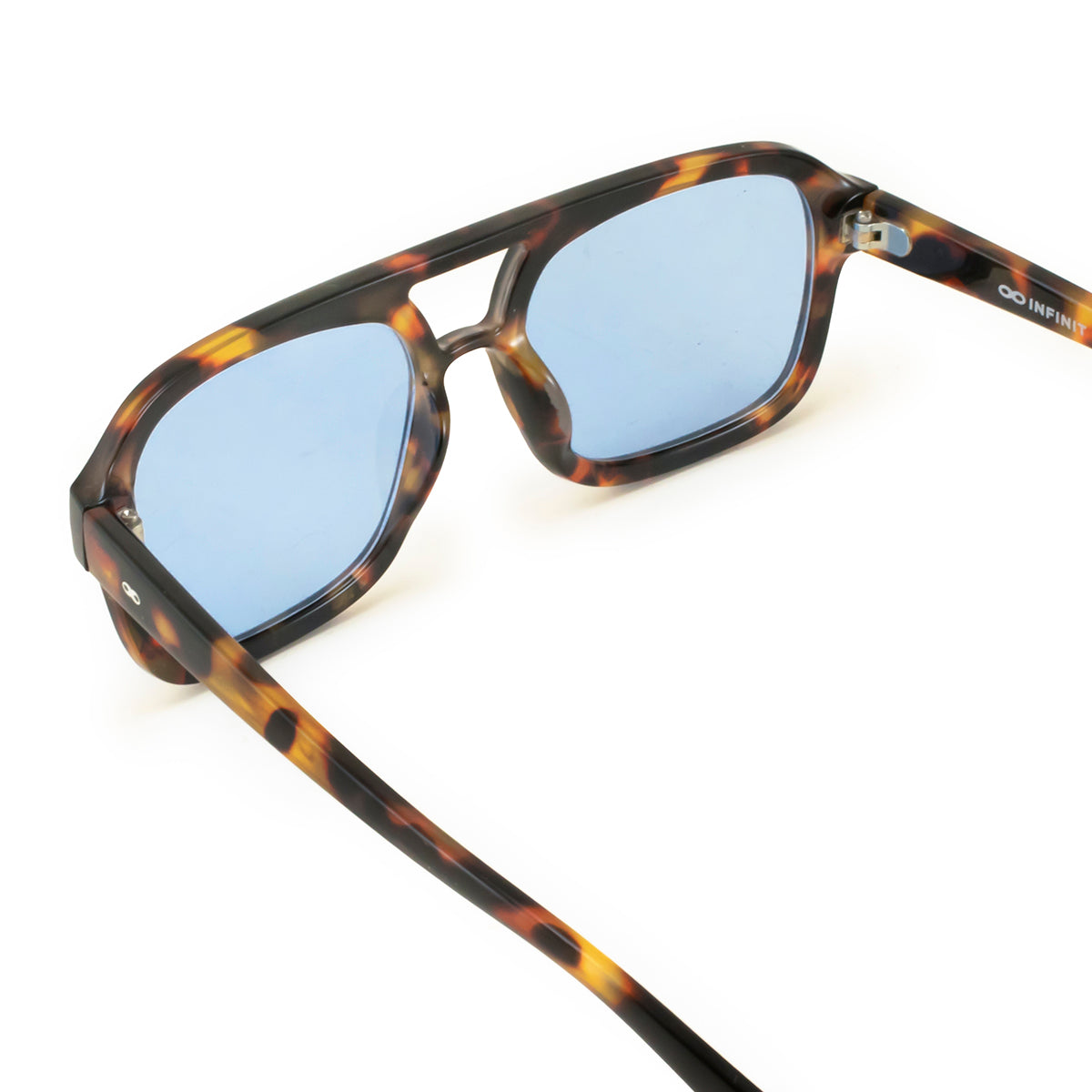 Óculos de sol Corsa - Demi Marrom - Lente Retro Azul