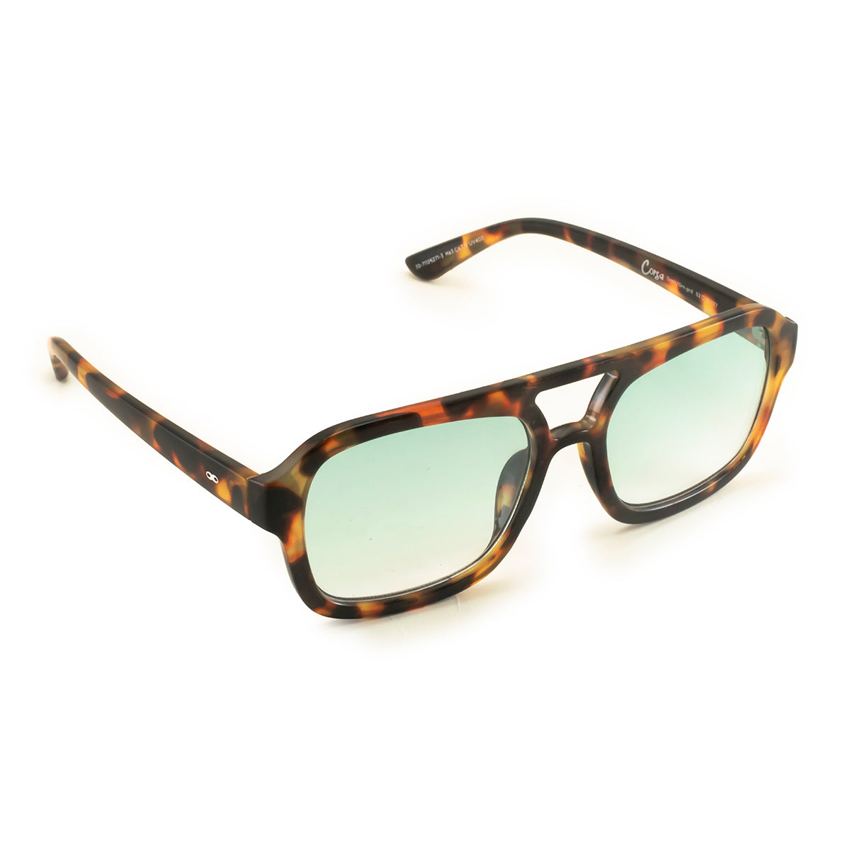 Óculos de sol Corsa - Demi Marrom - Lente Gradiente Verde