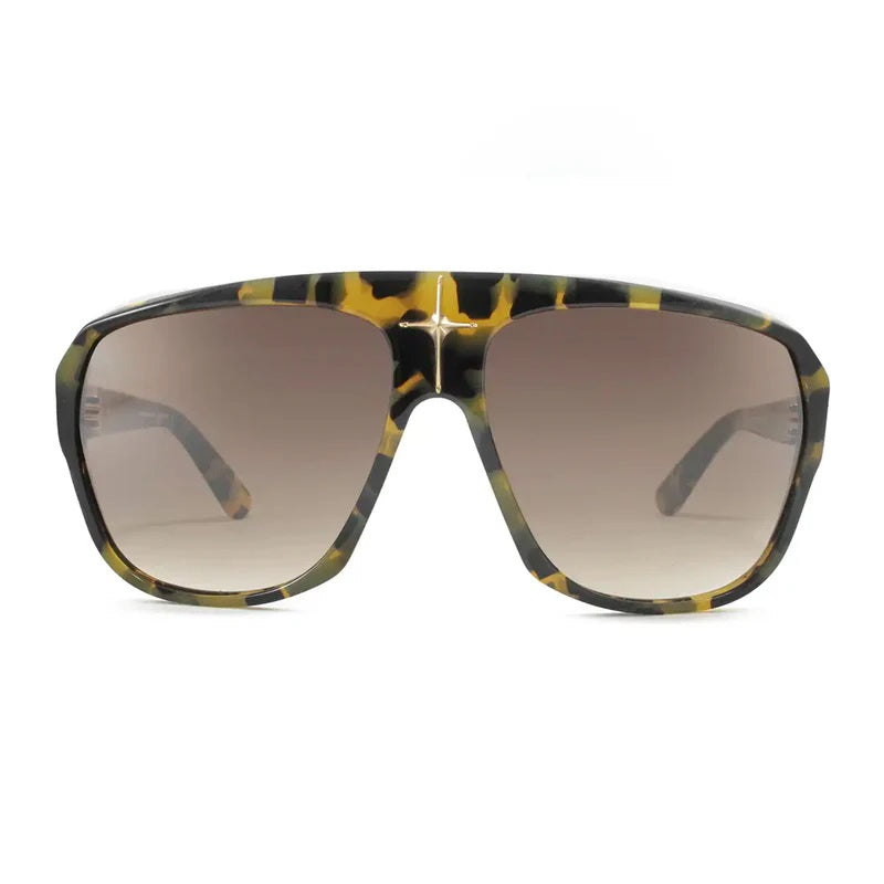 Óculos de sol Cruz - Cobalto - Lente degradada Marrom