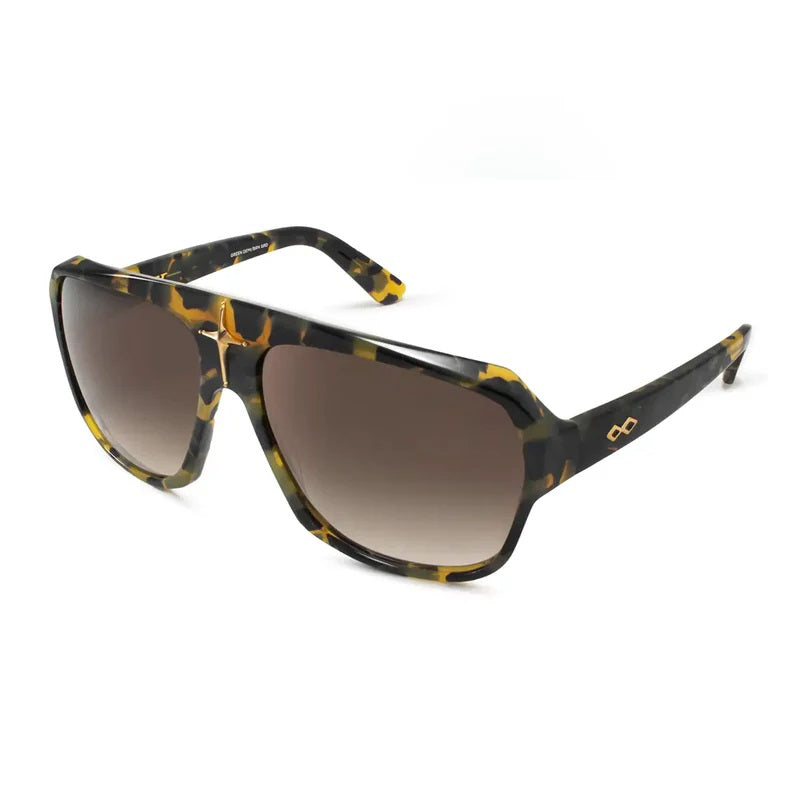 Óculos de sol Cruz - Cobalto - Lente degradada Marrom