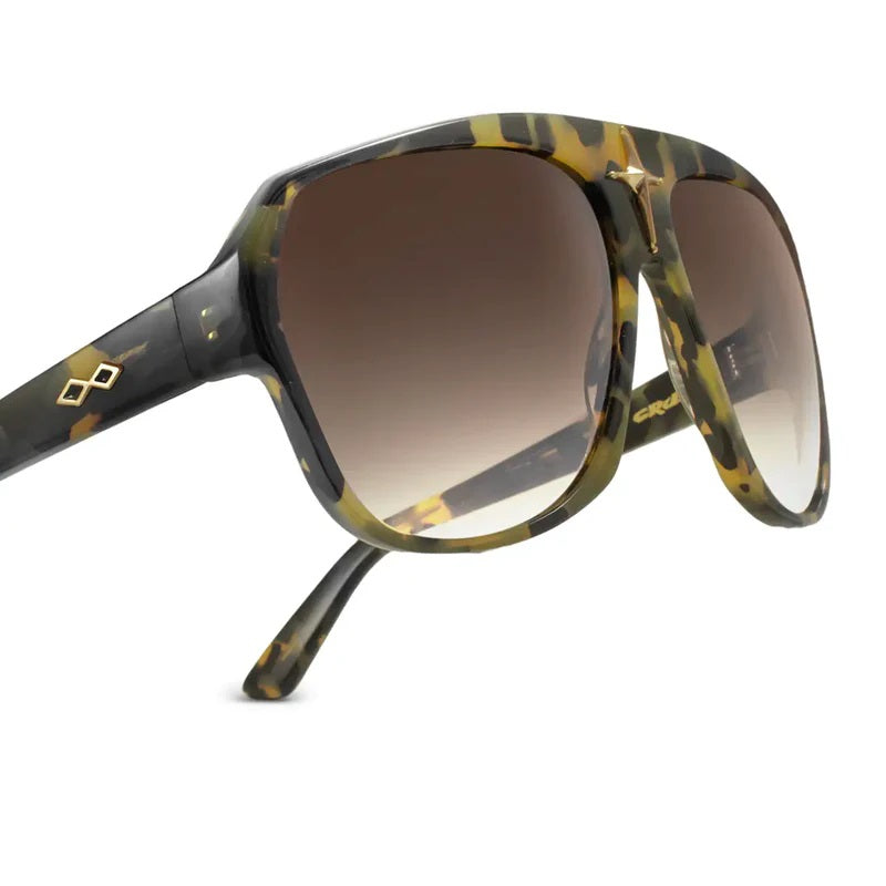 Óculos de sol Cruz - Cobalto - Lente degradada Marrom