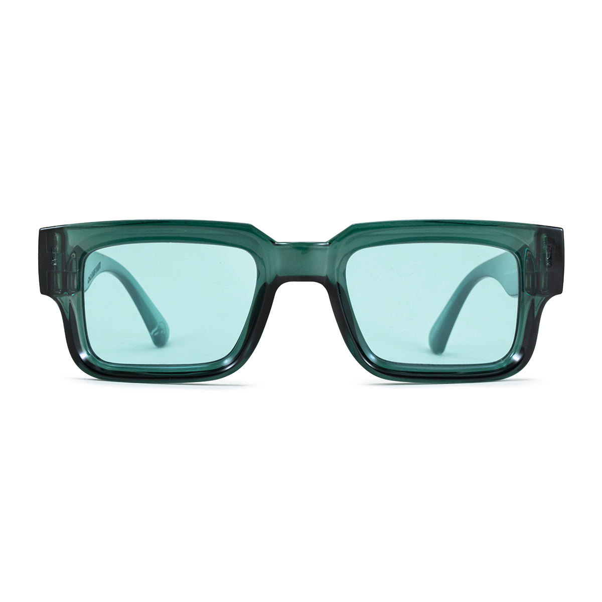 Óculos de sol Exclamation - Azul Gasolina - Lente turquesa eco sustentável