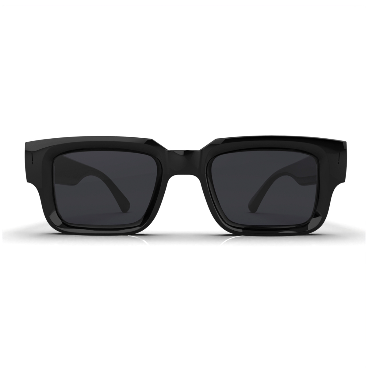 Óculos de sol Exclamation - Preto Brilhante Uroboro - Lente cinza polarizado