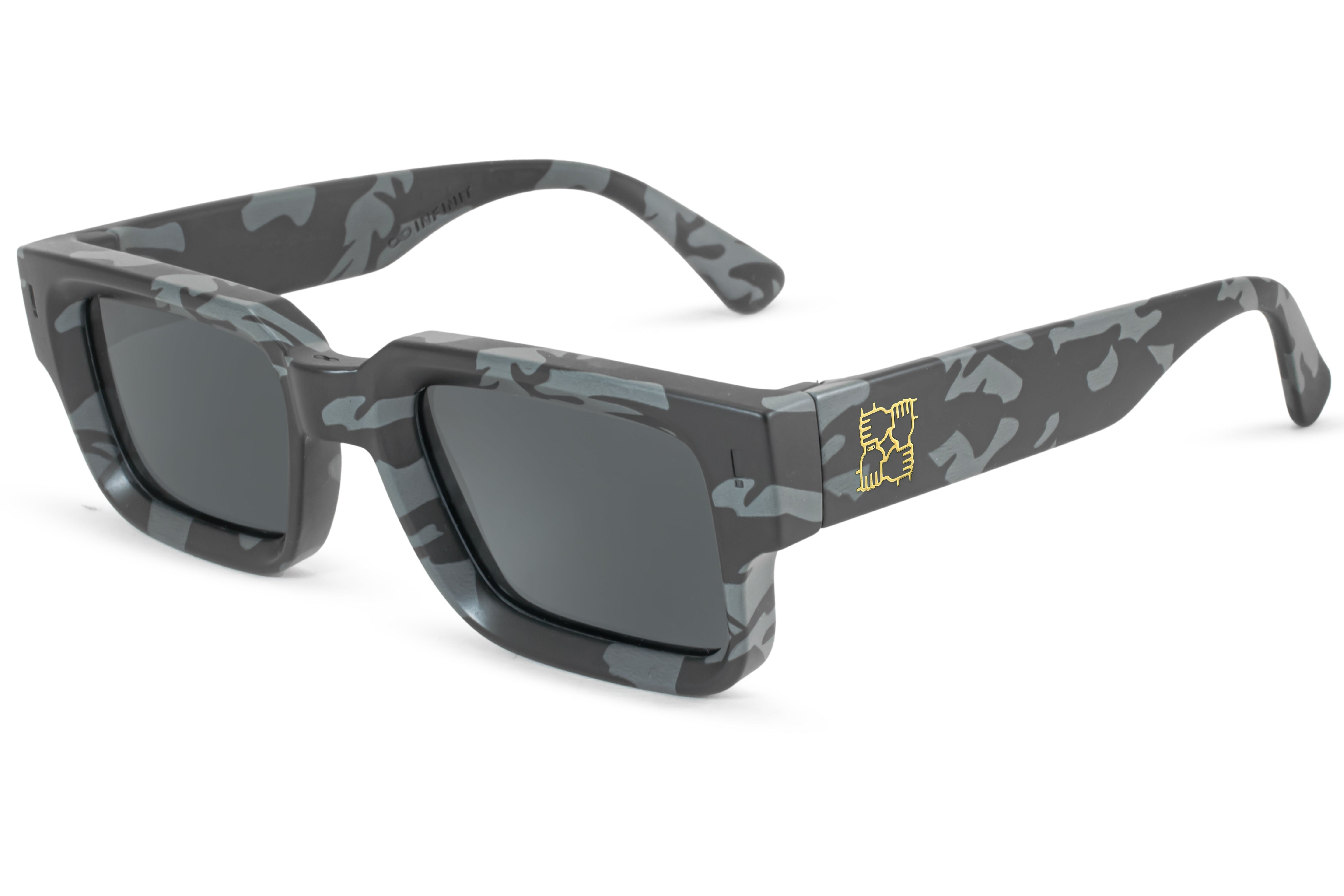 ÓCULOS DE SOL EXCLAMATION CAMUFLADO LENTE CINZA