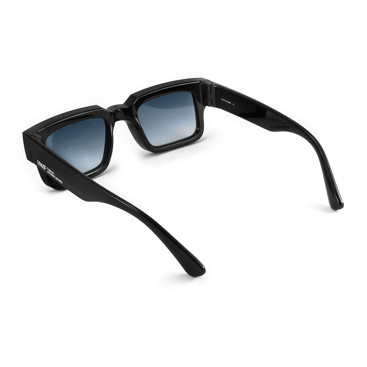 Óculos de sol EXCLAMATION - Preto Brilhante - Lente Gradiente Oceano