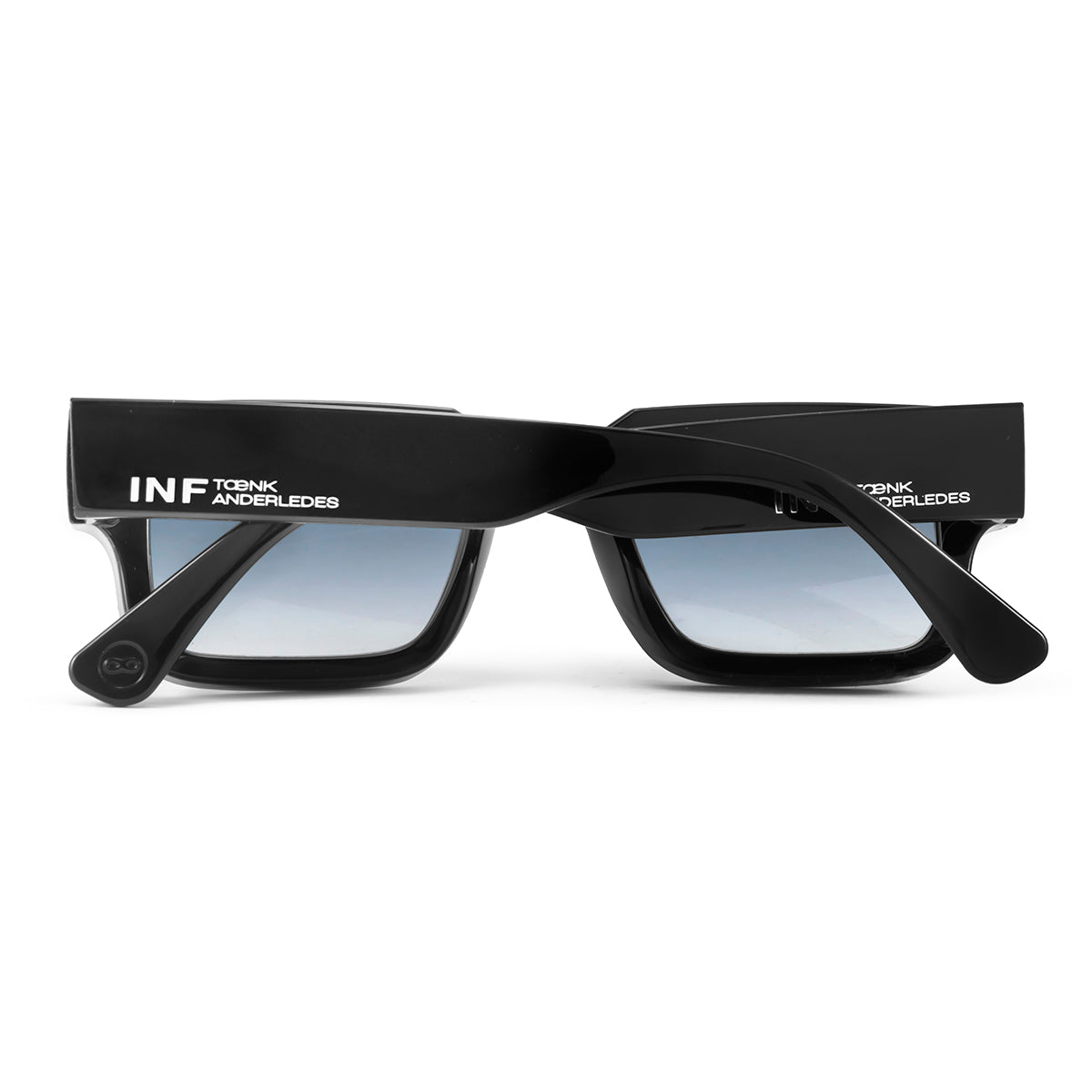 Óculos de sol EXCLAMATION - Preto Brilhante - Lente Gradiente Oceano