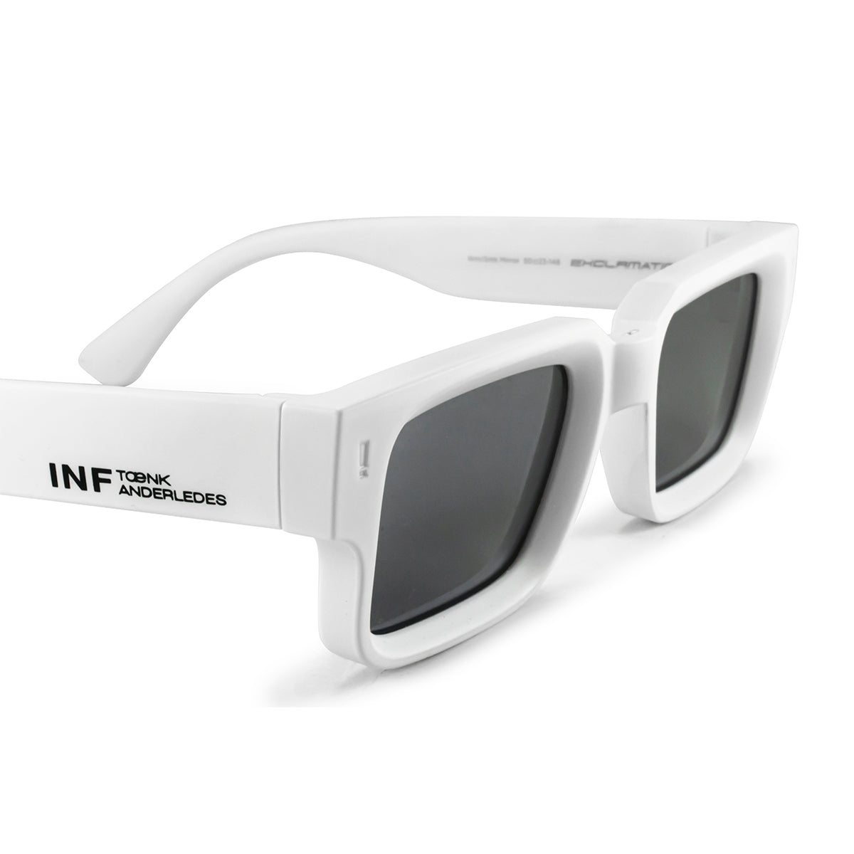 Óculos de sol Exclamation - Branco Mate - Lente Espelho Fumado