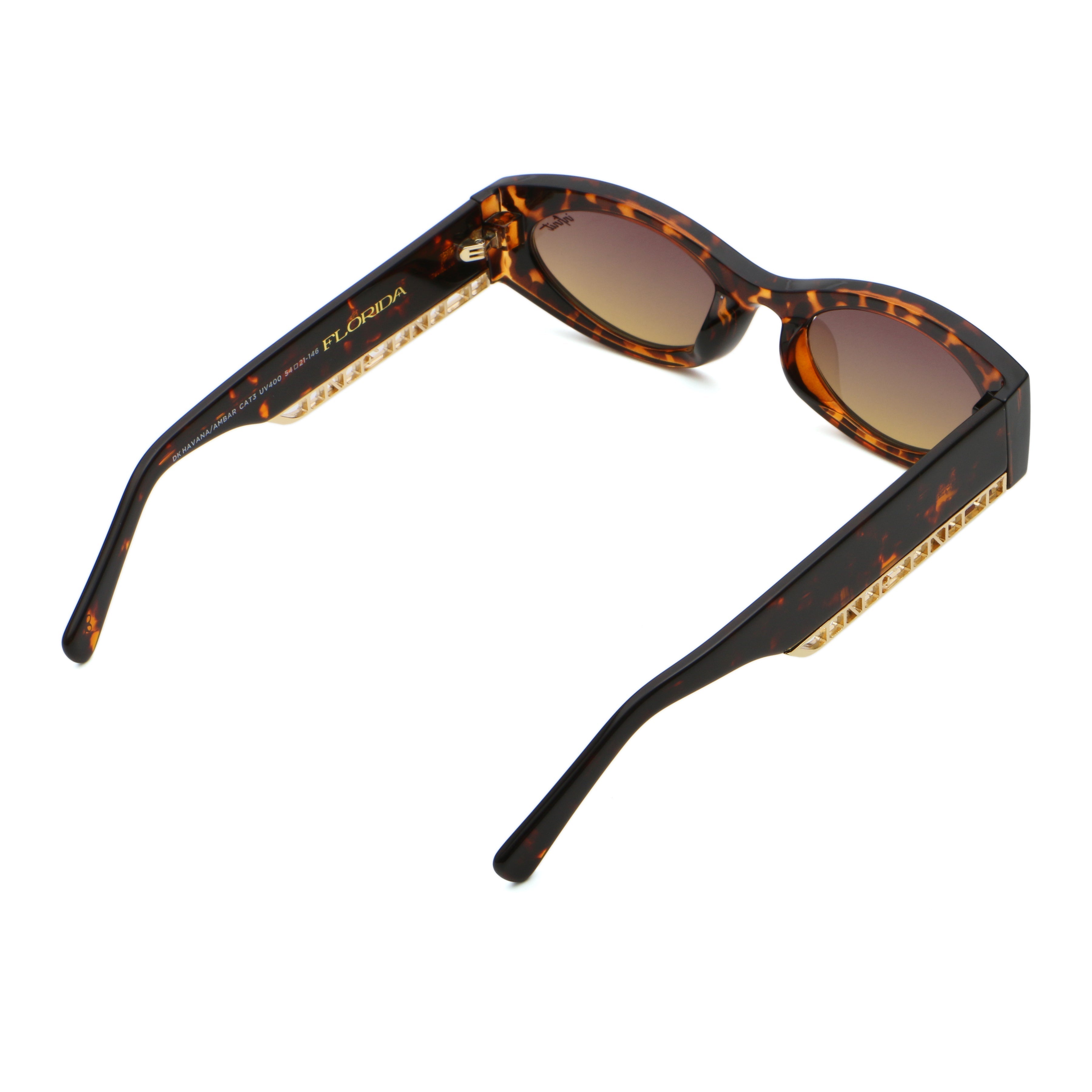 ÓCULOS DE SOL Florida - Havana - Lente Ouro Ambar
