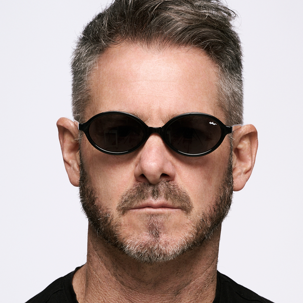 ÓCULOS DE SOL Fokus - Preto Brilhante - Lente Cinza