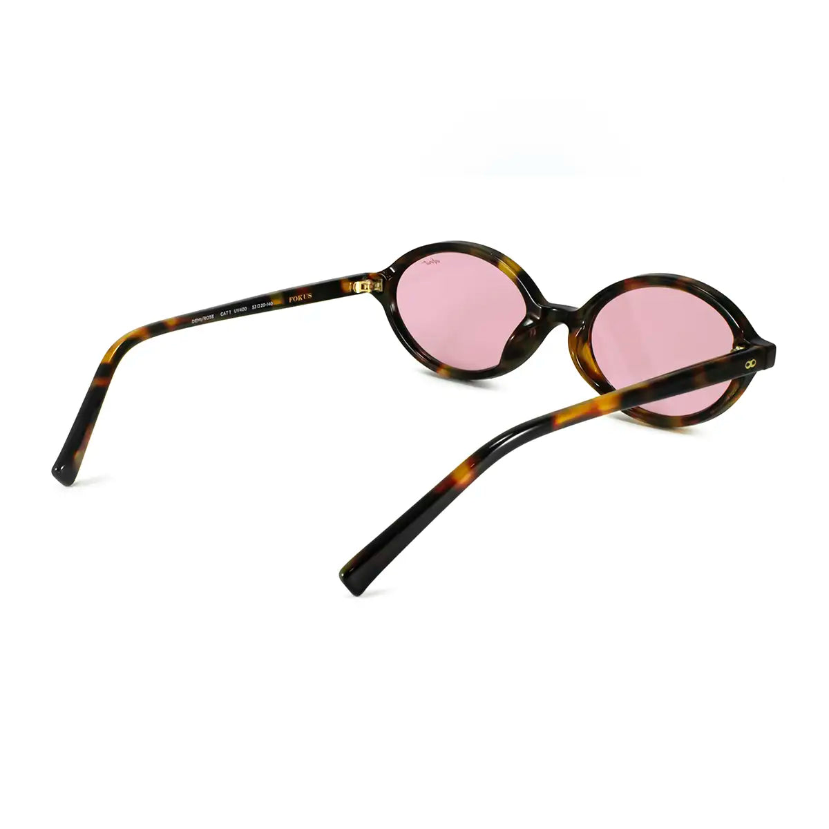 ÓCULOS DE SOL Fokus - Havana - Lente Rosa