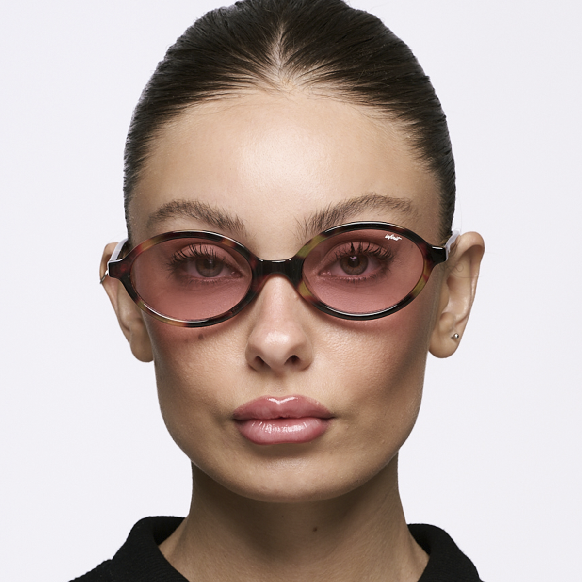 ÓCULOS DE SOL Fokus - Havana - Lente Rosa