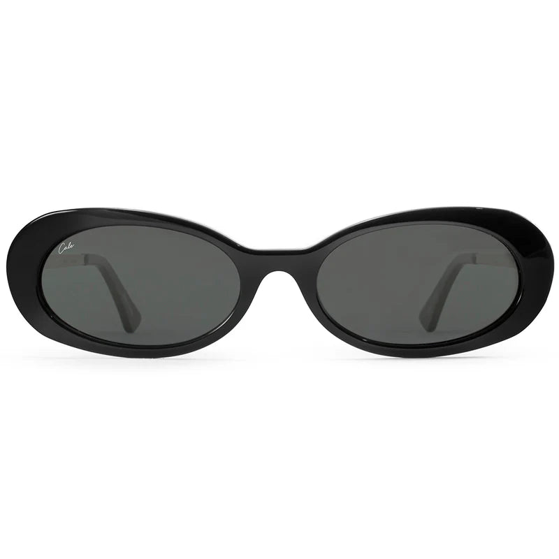 Óculos de sol Genova - Preto Brilhante - Lente Polarizada Cinza