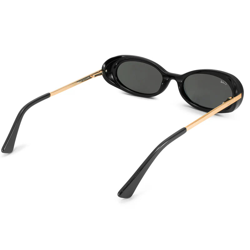 Óculos de sol Genova - Preto Brilhante - Lente Polarizada Cinza