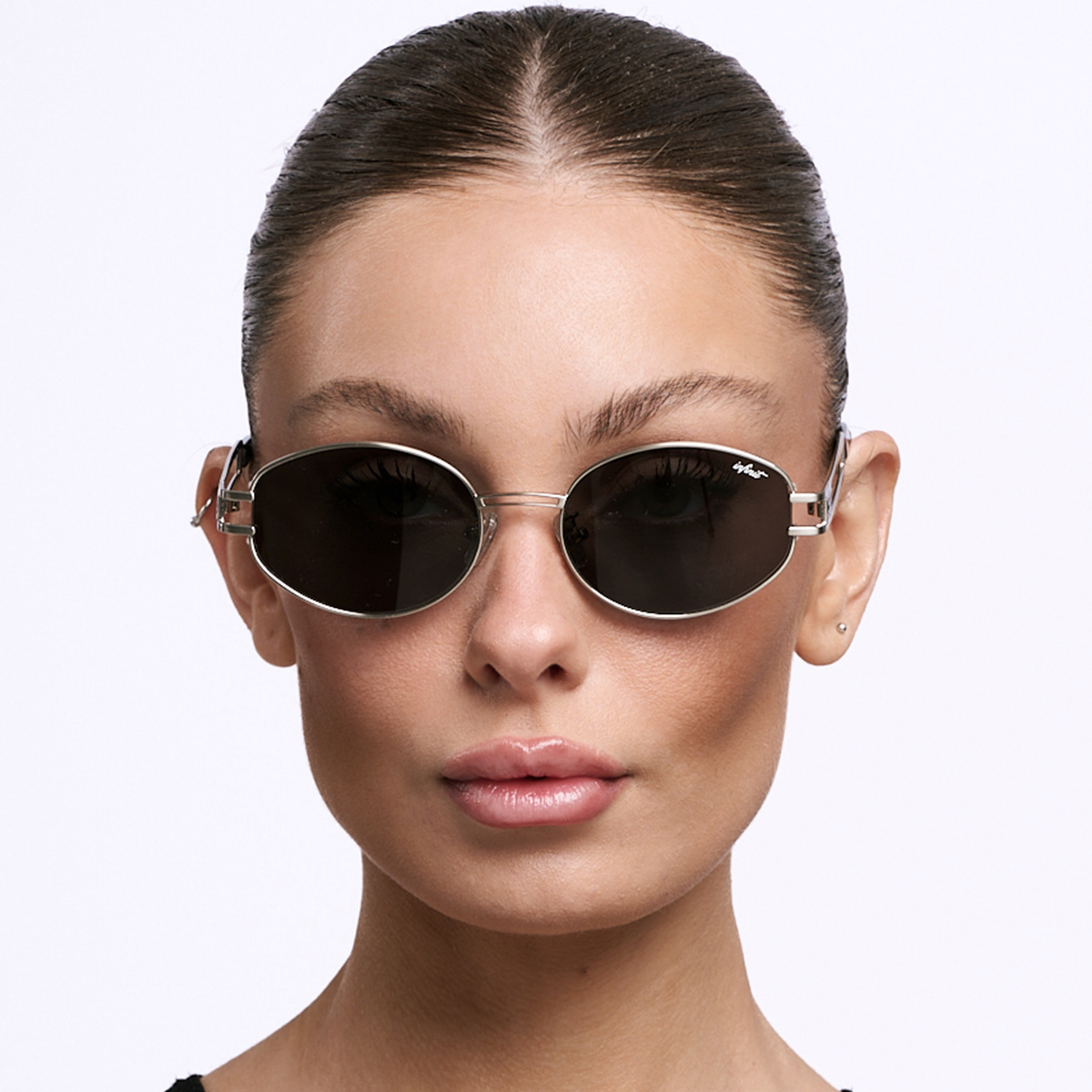 ÓCULOS DE SOL Georgia - Prata - Lente Cinza