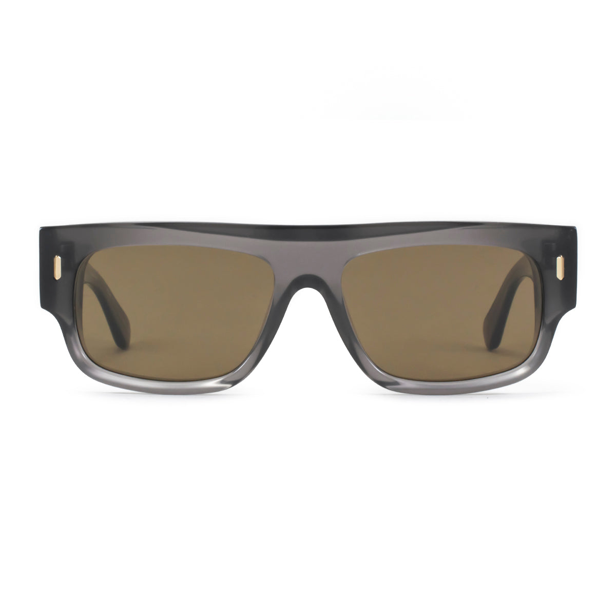 ÓCULOS DE SOL Glasgow Eco Briller - Dk Cinza - Lente Marrom