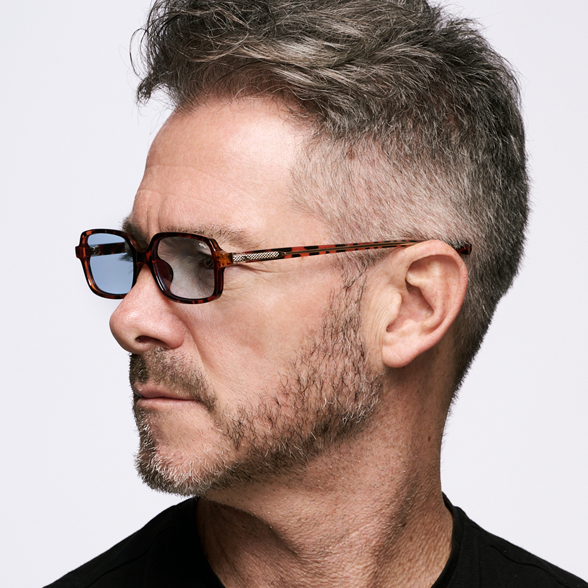 ÓCULOS DE SOL Glyze - Havana - Lente Azul