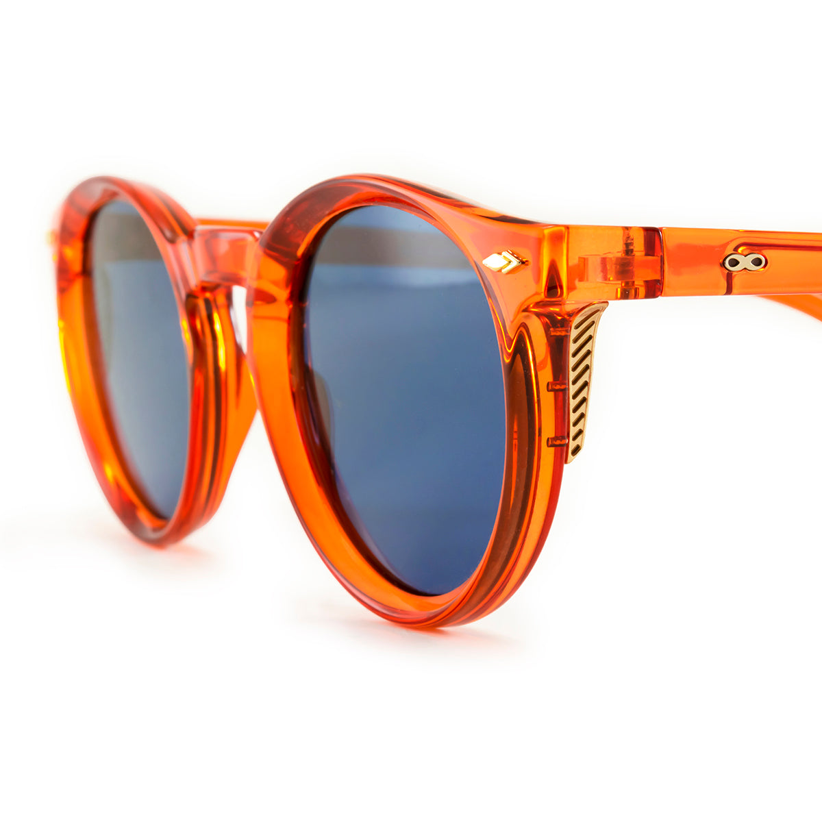 Óculos de sol Holbox - Cristal Caramelo - Lente Azul