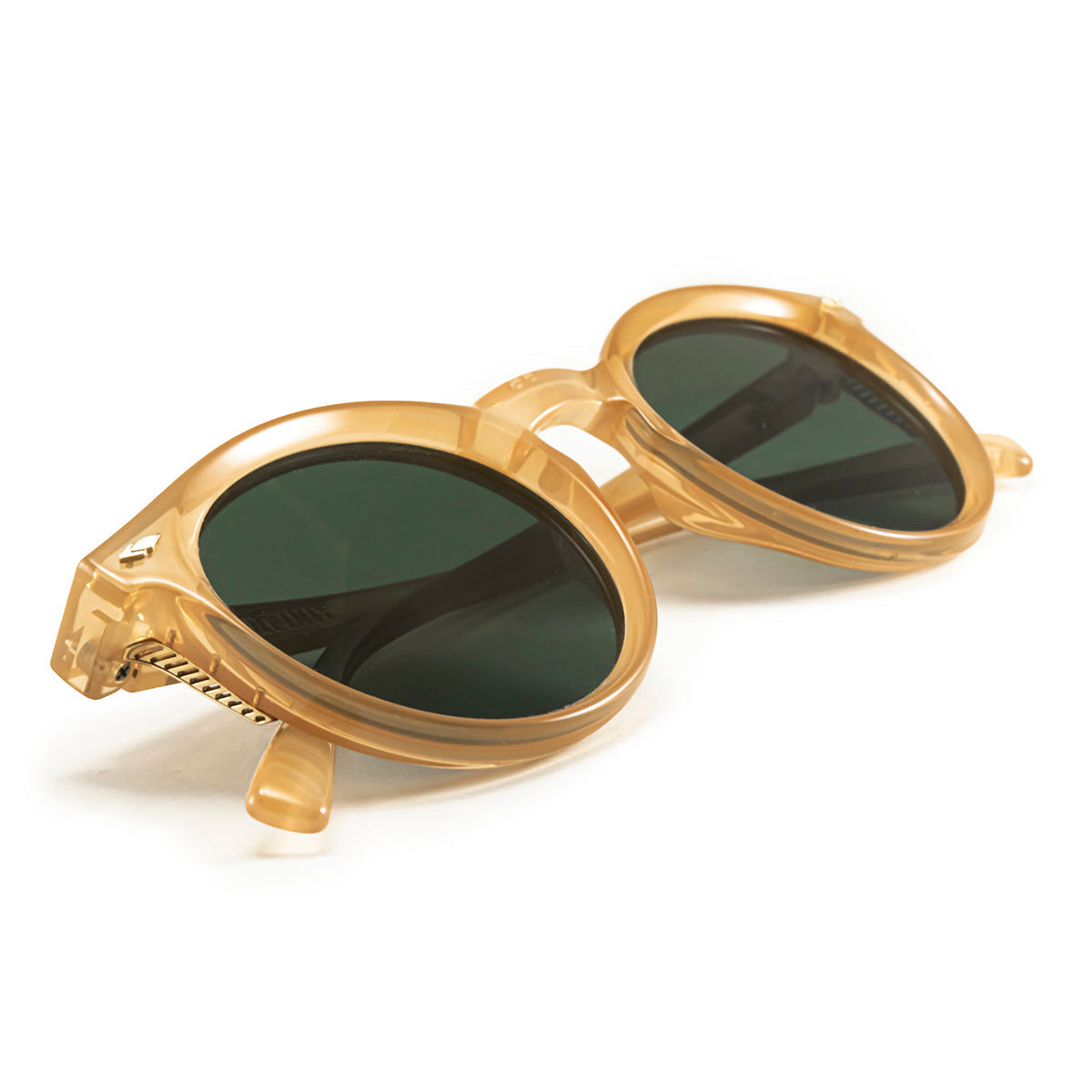 Óculos de sol Holbox - Mel - Lente Polarizada Verde