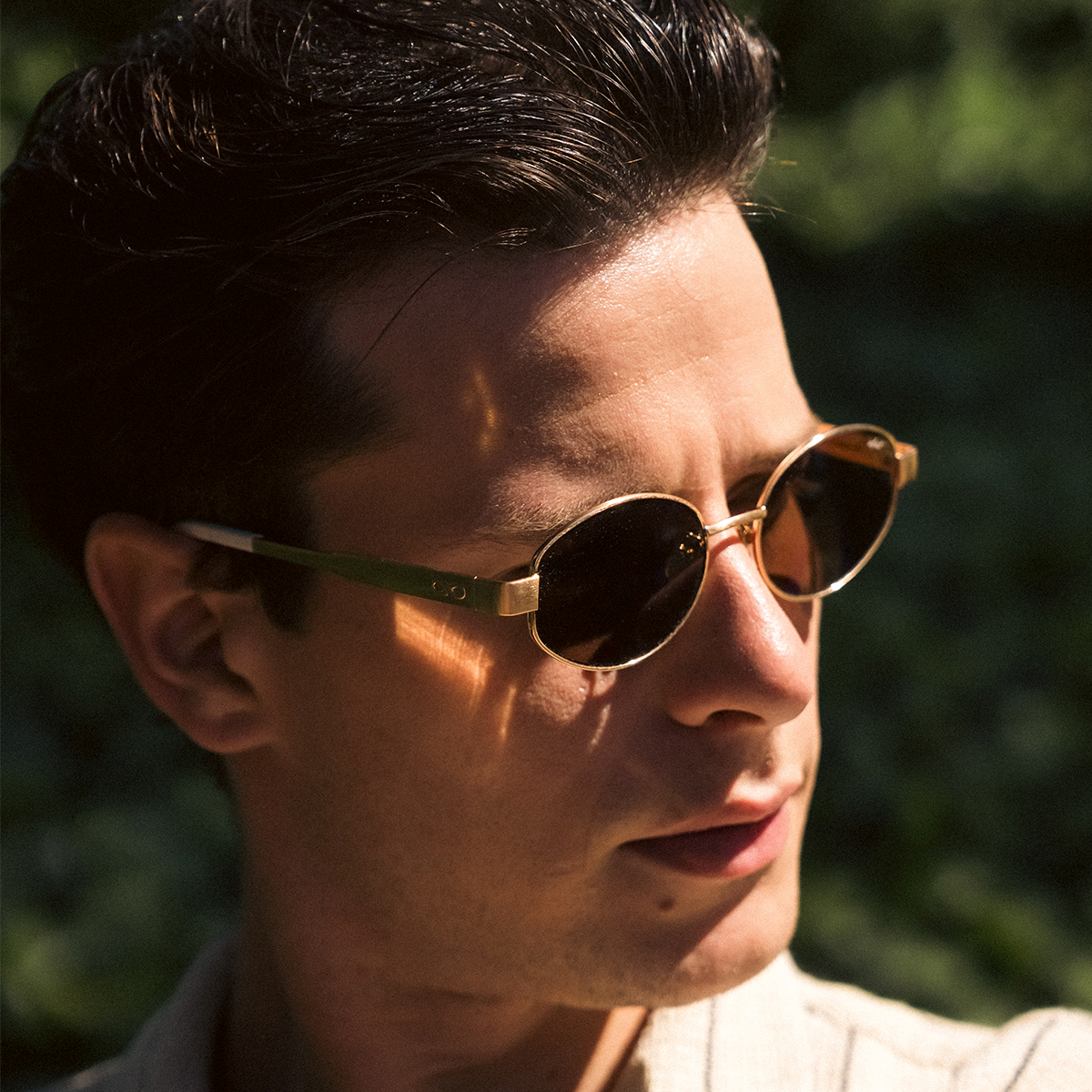 Óculos de sol Alaska - Ouro - Lente marrom