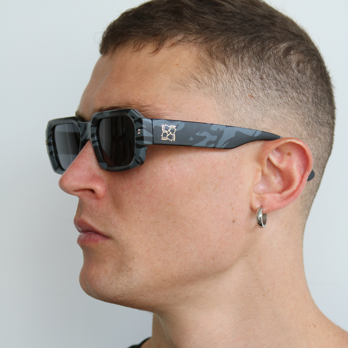 Óculos de sol Bronx - Camuflado - Lente Cinza