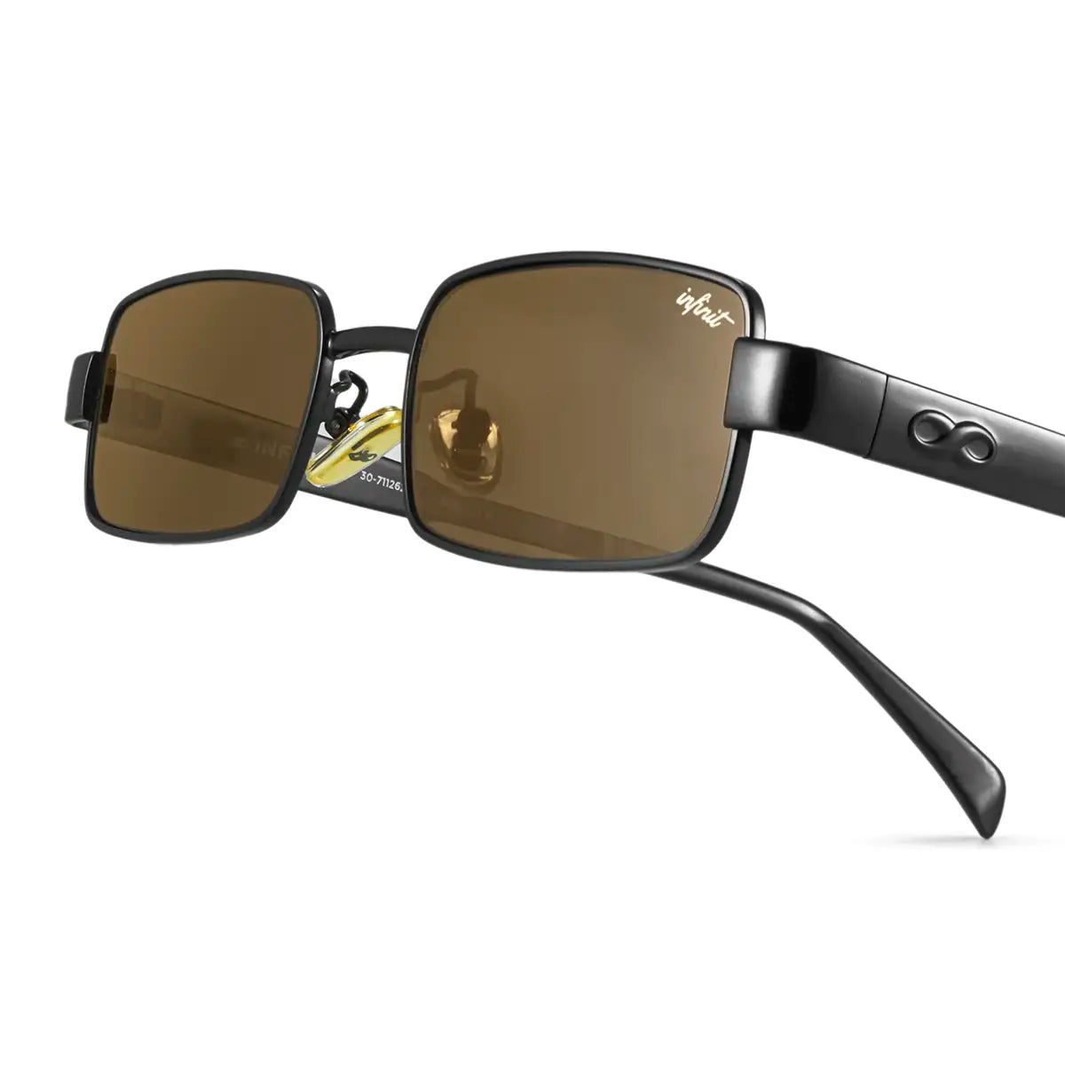 ÓCULOS DE SOL Honshu - Preto Fosco - Lente Marrom