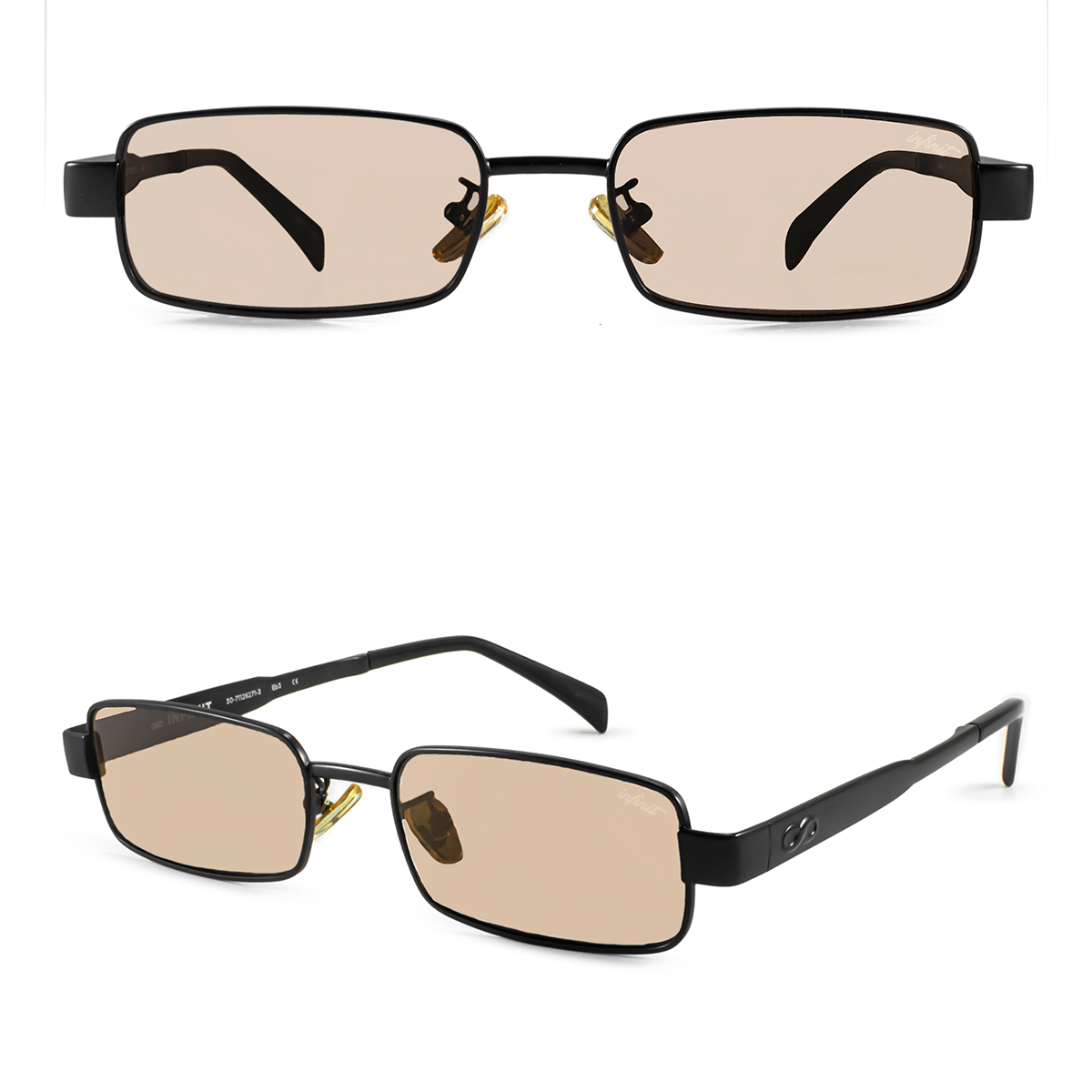 ÓCULOS DE SOL Honshu - Preto Brilhante - Lente Torrado