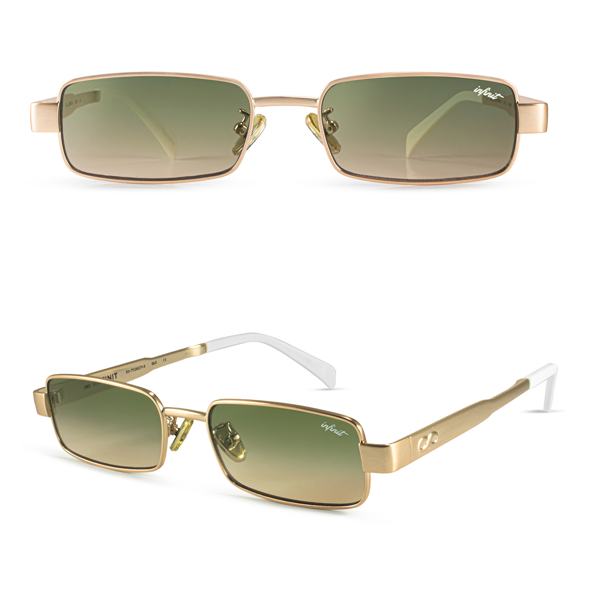 ÓCULOS DE SOL Honshu - Ouro - Lente Marrom