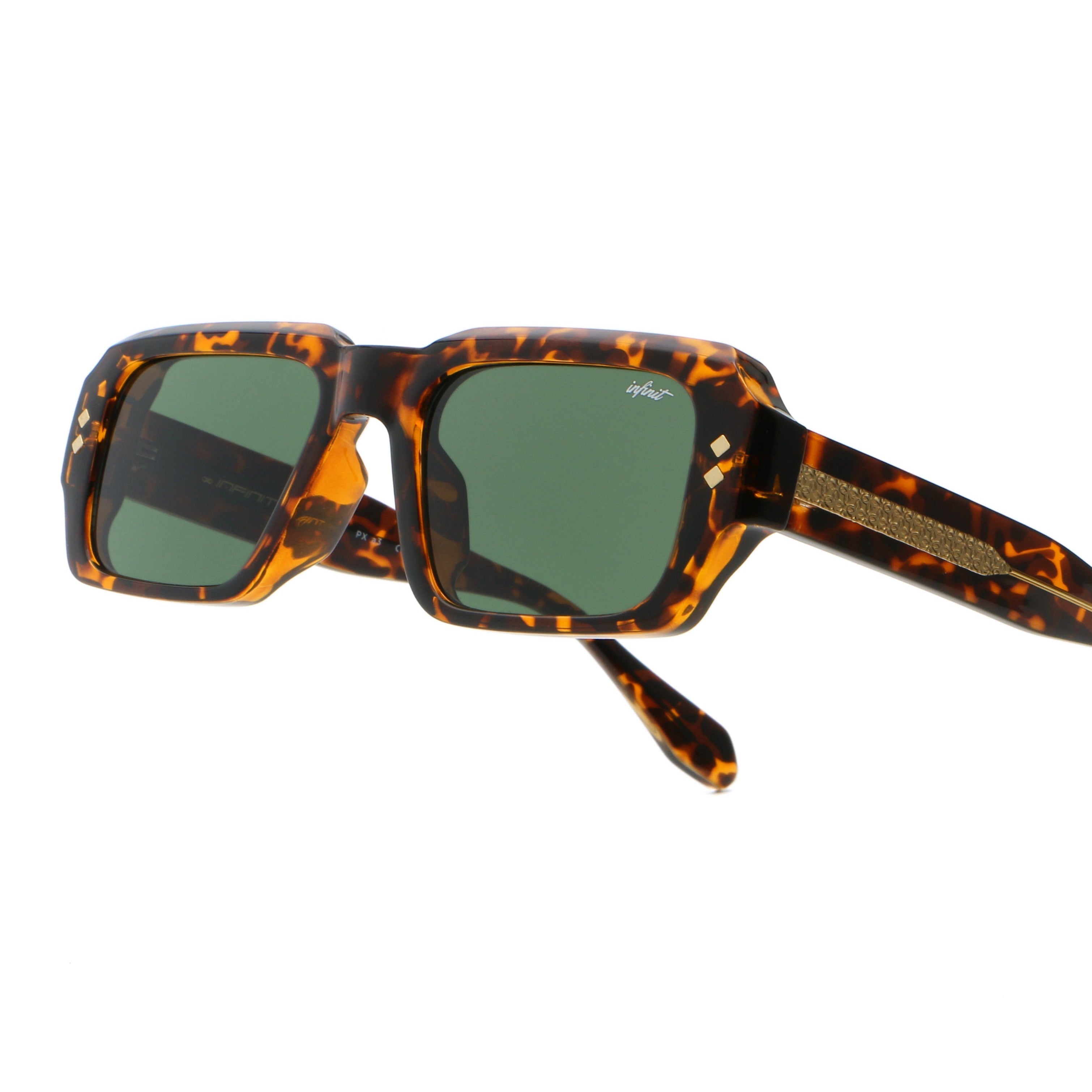ÓCULOS DE SOL Houston - Dk Havana - Lente Verde