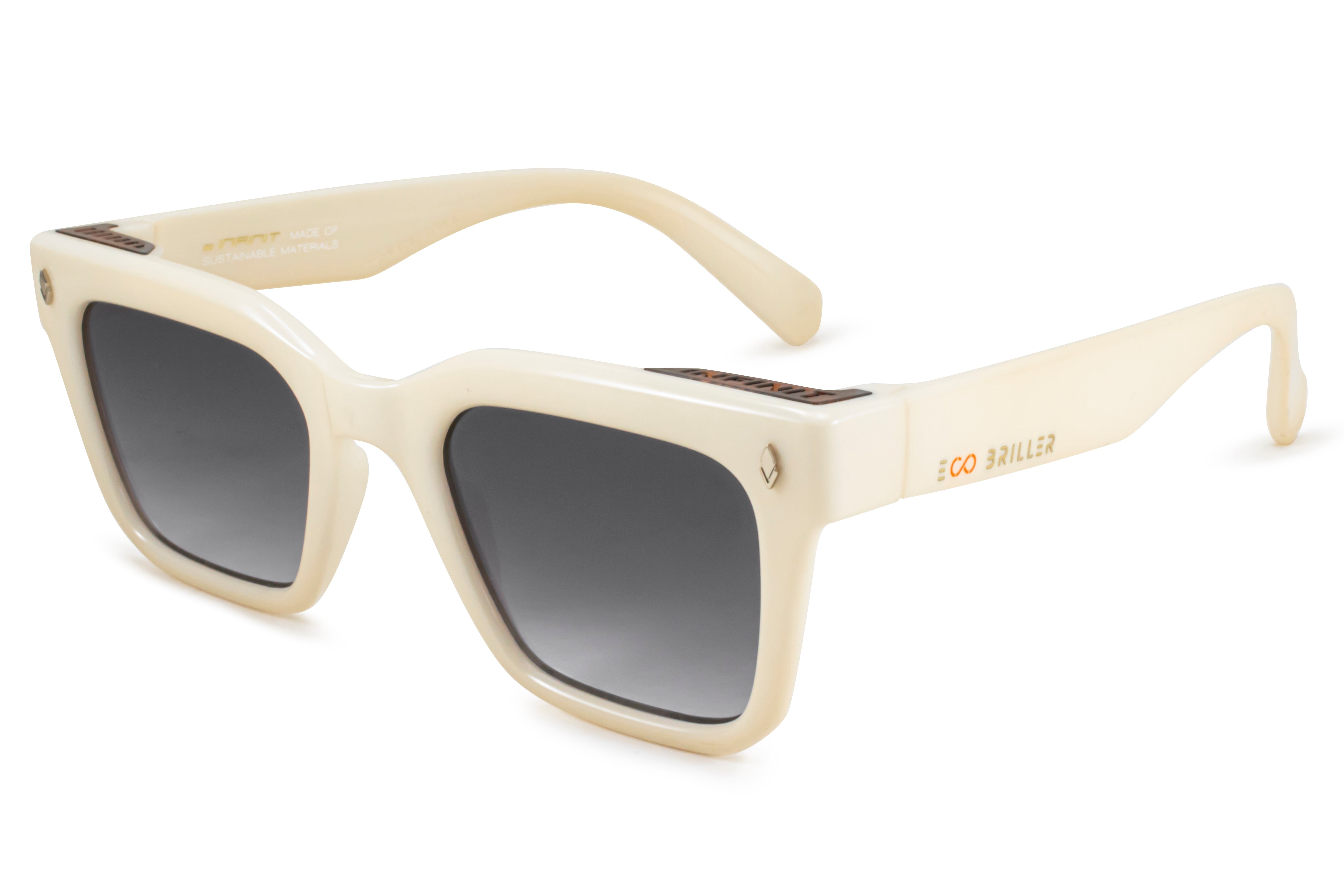 ÓCULOS DE SOL Jacobs Eco Briller - Bone - Lente degradada de fumaça