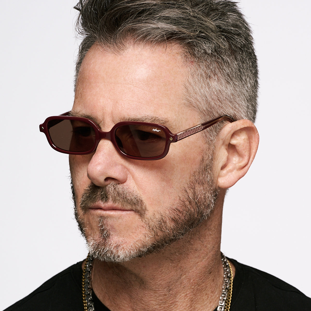 ÓCULOS DE SOL Karl - Borgonha - Lente Marrom