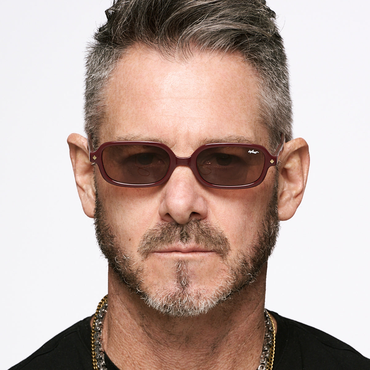 ÓCULOS DE SOL Karl - Borgonha - Lente Marrom