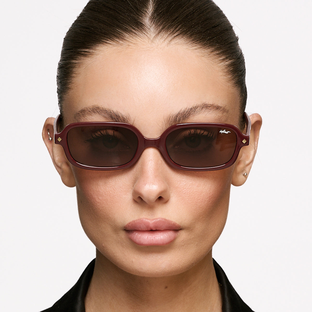 ÓCULOS DE SOL Karl - Borgonha - Lente Marrom