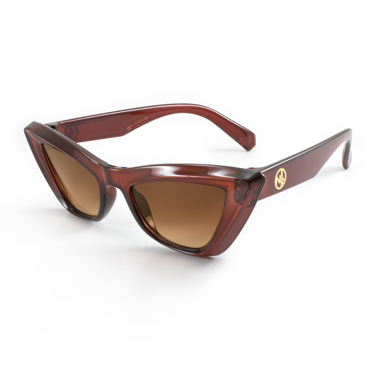 Óculos de sol Linz - Chocolate - Lente Degradada marrom