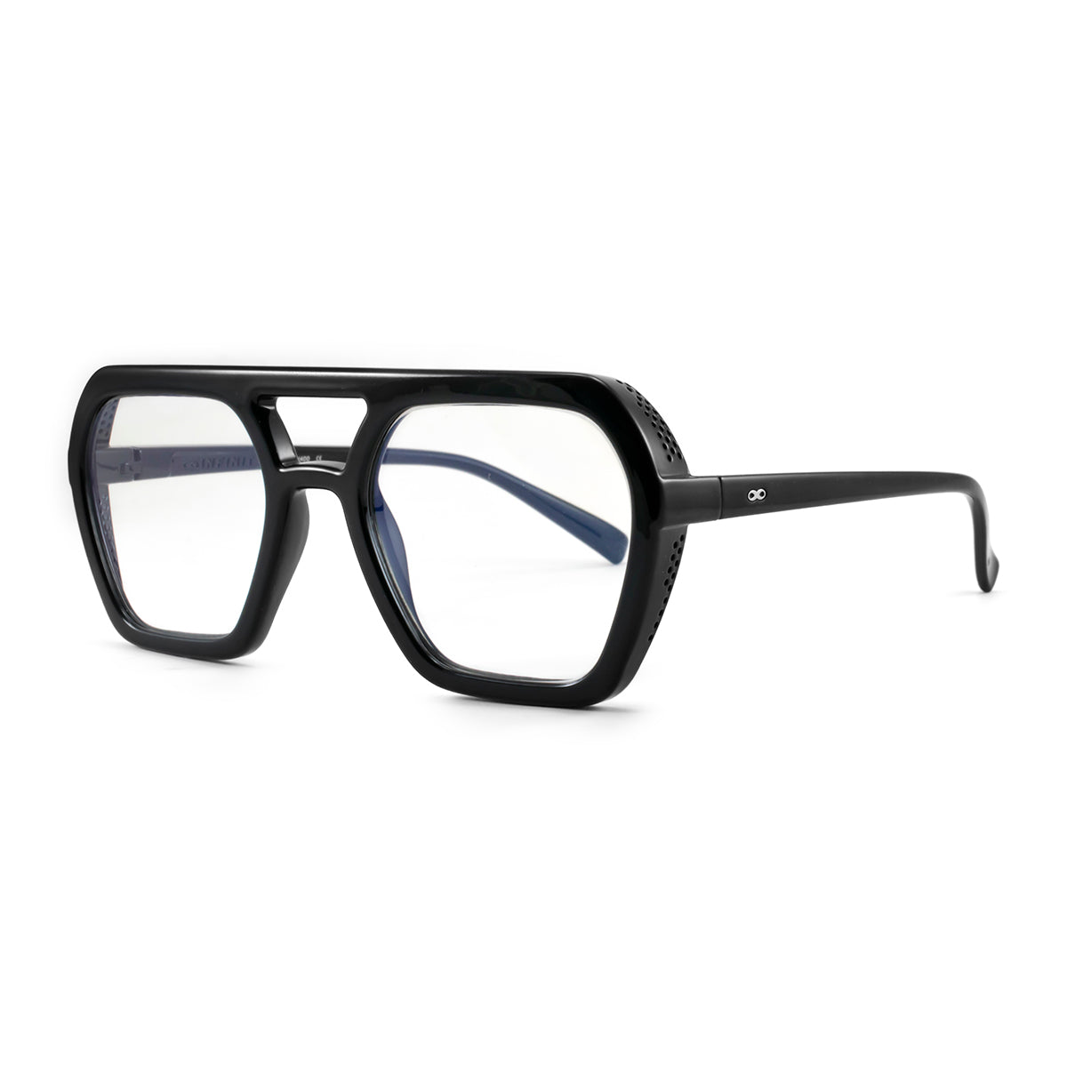 ÓCULOS DE GRAU Lyon - Preto Brilhante