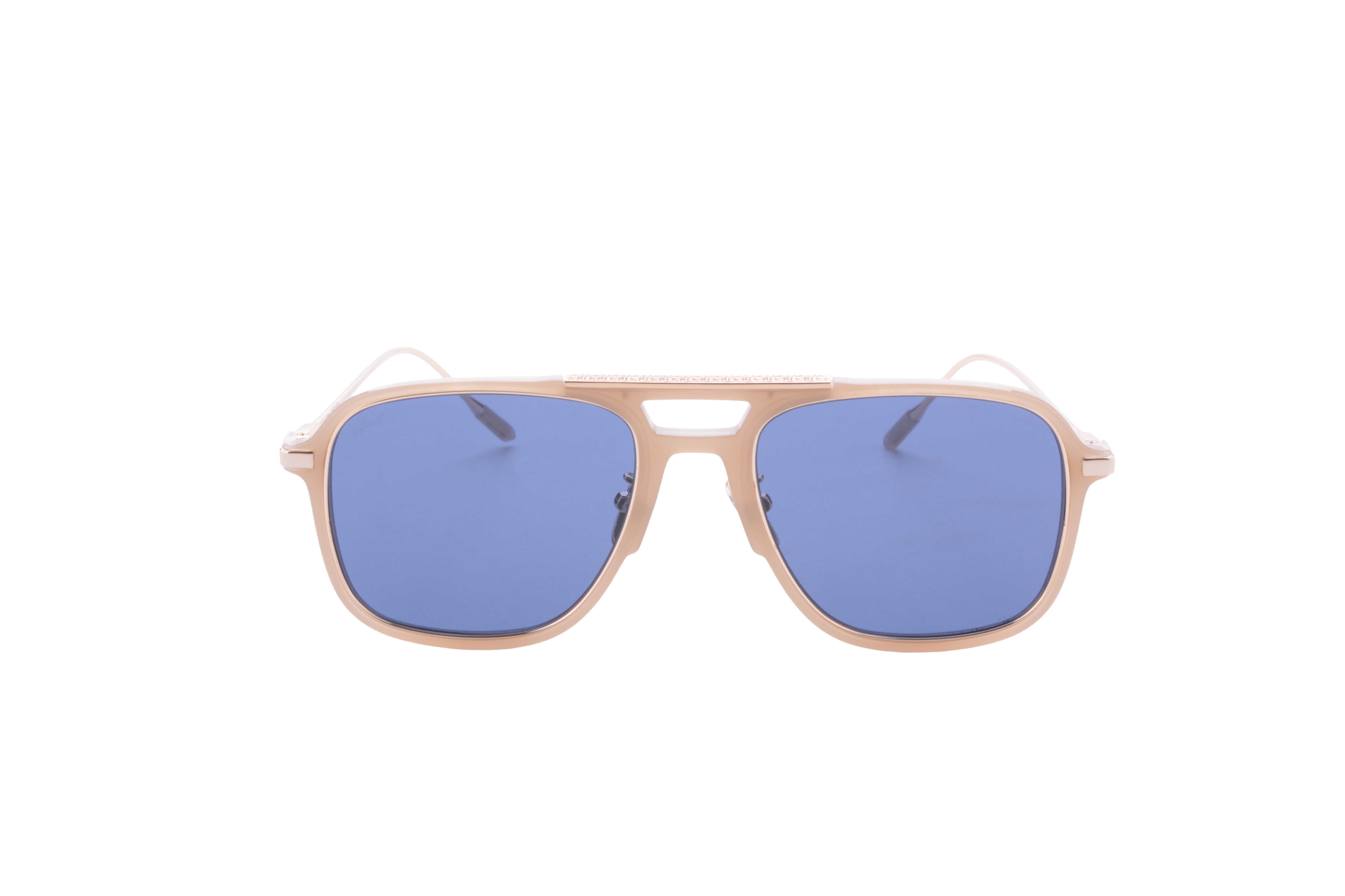 ÓCULOS DE SOL Miami - Marrom Leitoso - Lente Azul