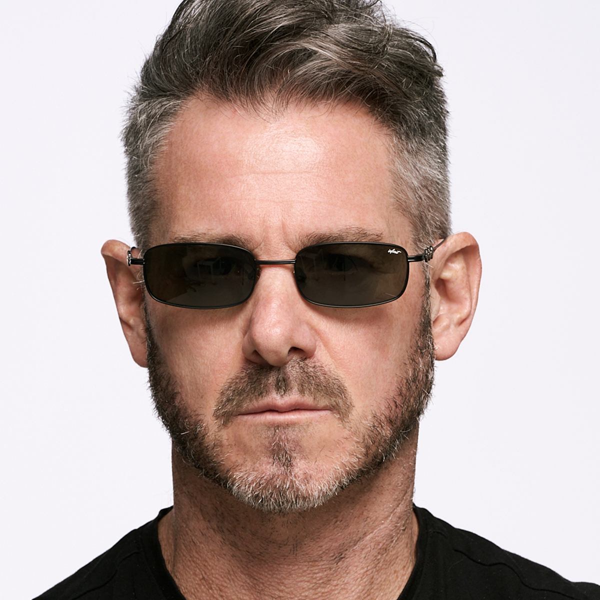 ÓCULOS DE SOL Mojave - Preto Fosco Ouro - Lente Verde