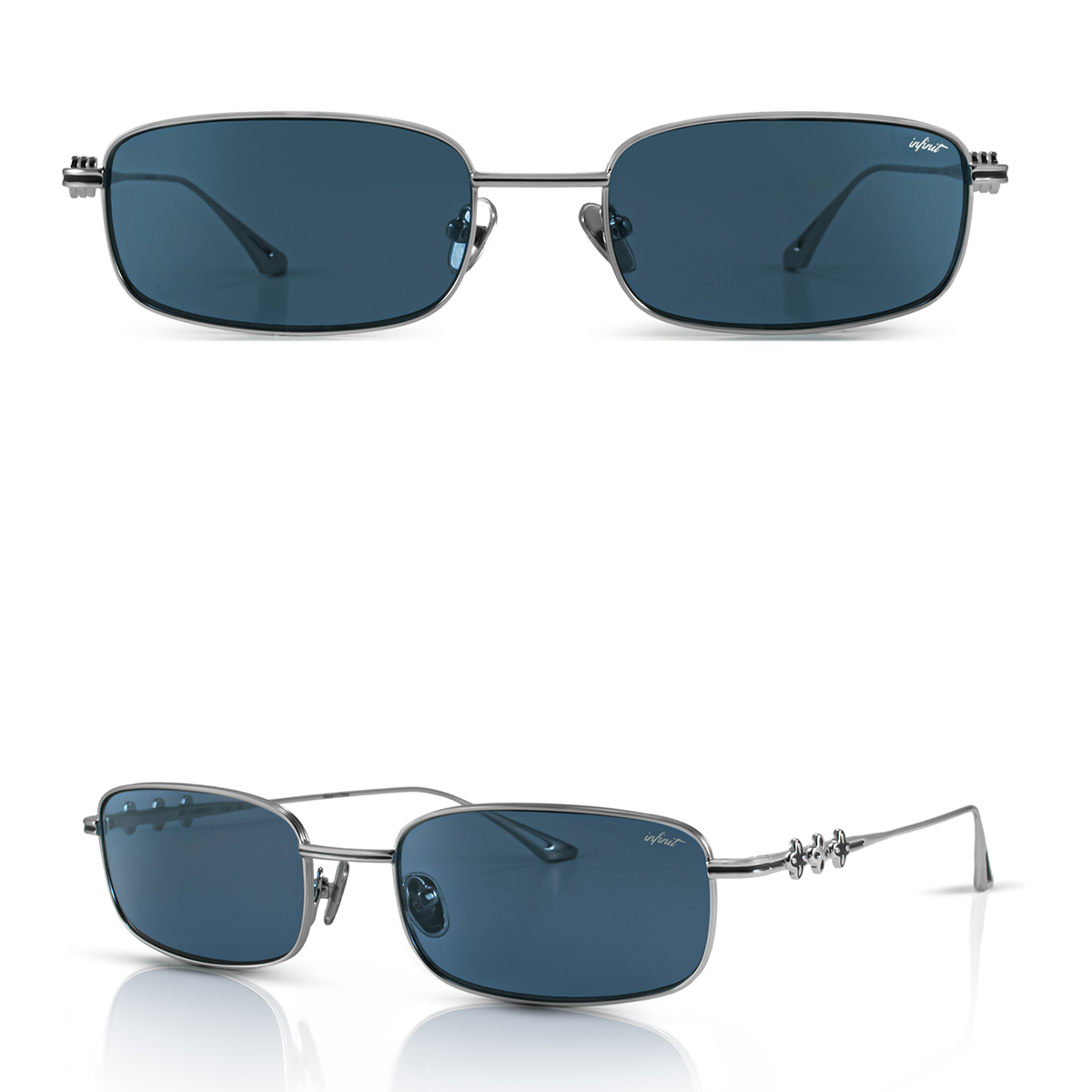 ÓCULOS DE SOL Mojave - Prata - Lente Azul