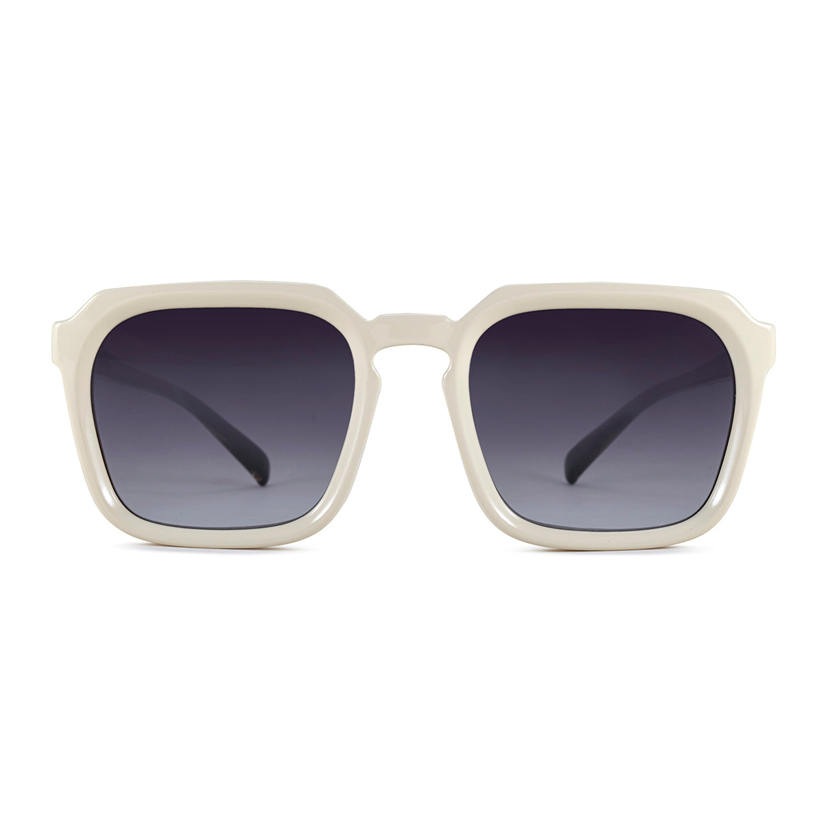 Óculos de sol Monaco - Bone - Lente degradada cinza