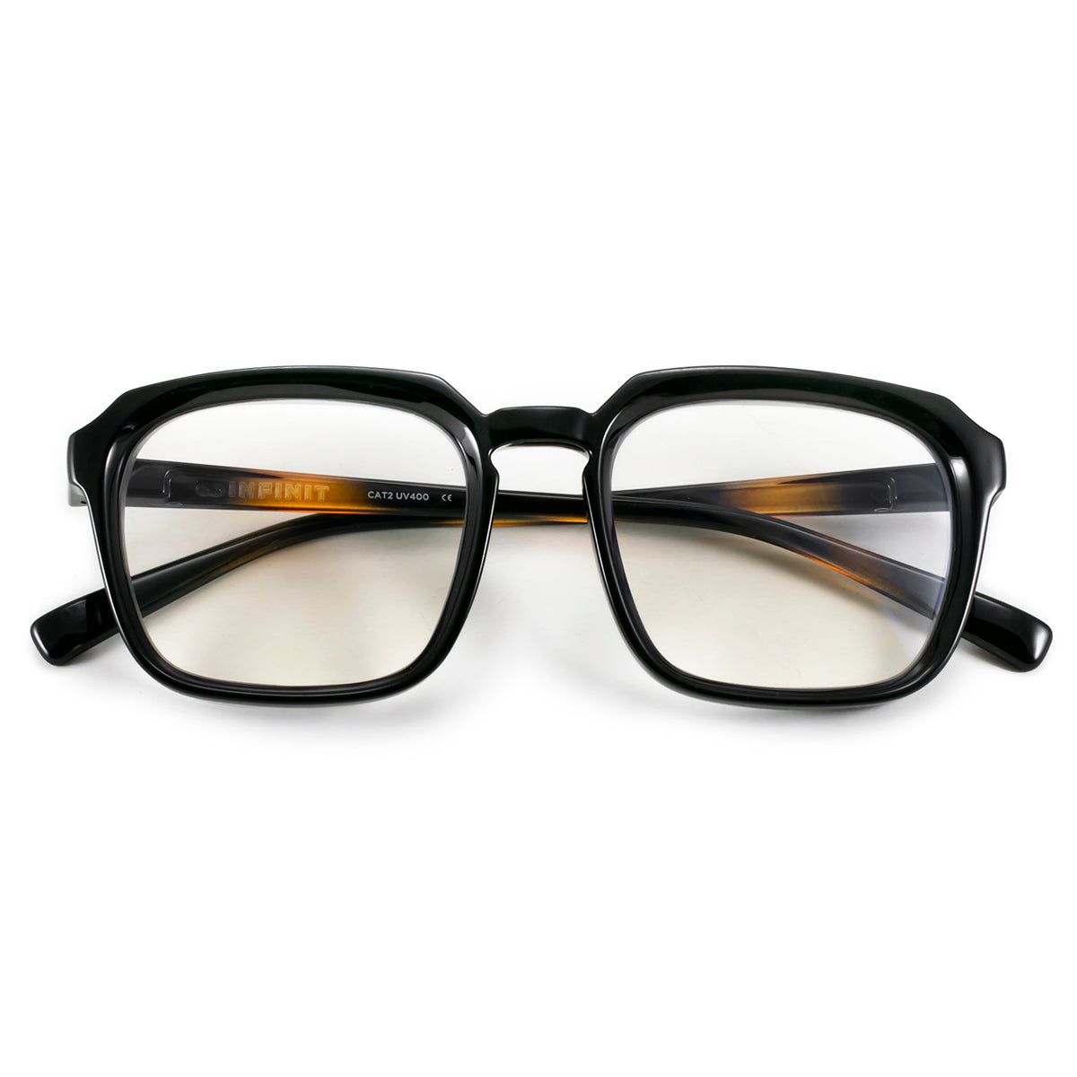 ÓCULOS DE GRAU Monaco - Tartaruga Preta Brilhante