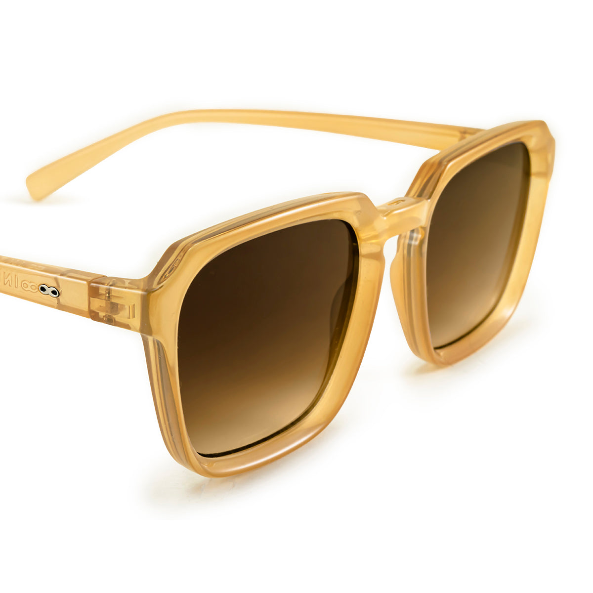 Óculos de sol Monaco - Mel - Lente Gradiente Marrom