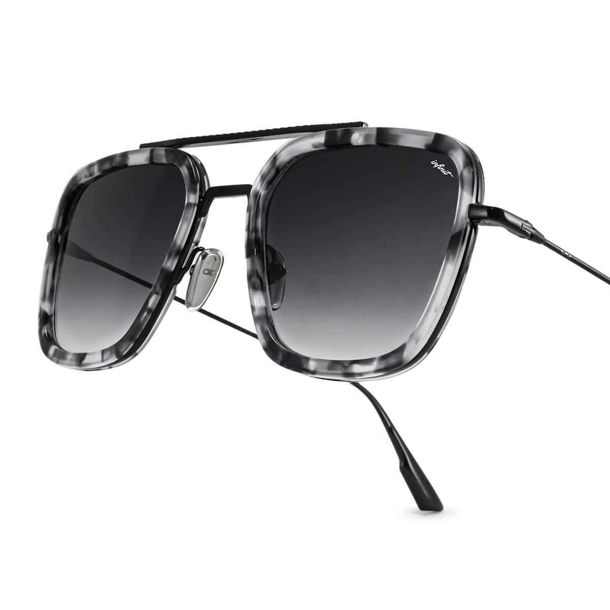 ÓCULOS DE SOL Montecarlo - Luxury Series - Cinza Demi - Lente degradada cinza