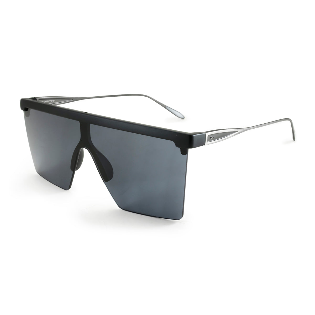 ÓCULOS DE SOL MOSCOW - Metal Preto Fosco - Lente Cinza