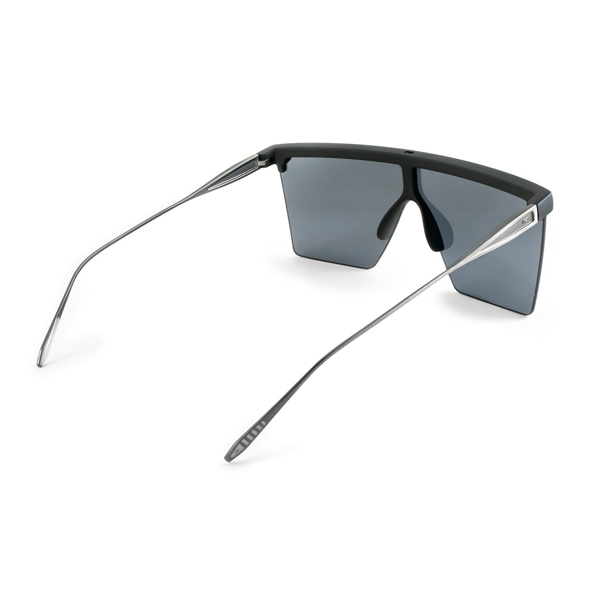 ÓCULOS DE SOL MOSCOW - Metal Preto Fosco - Lente Cinza