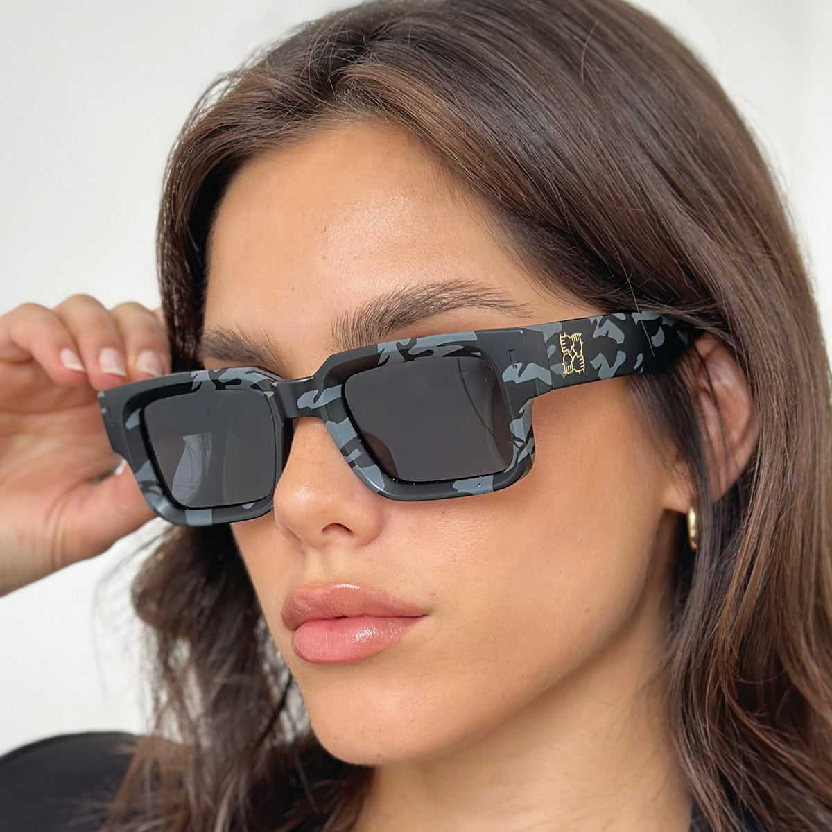 ÓCULOS DE SOL EXCLAMATION CAMUFLADO LENTE CINZA