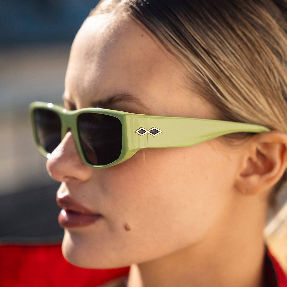 ÓCULOS DE SOL Venice - Pistache - Lente Cinza