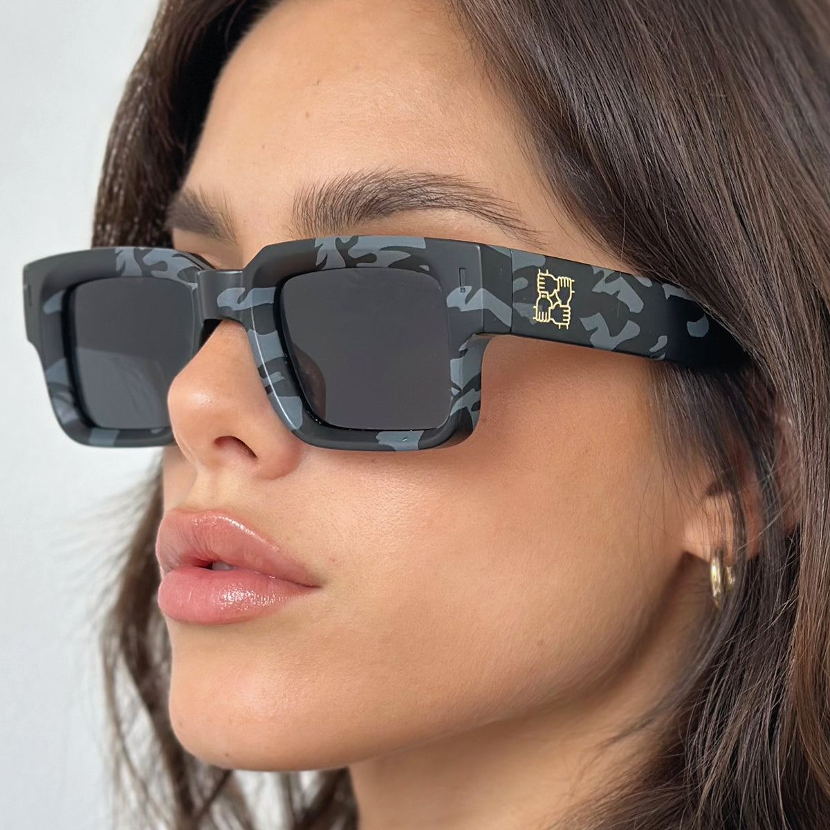 ÓCULOS DE SOL EXCLAMATION CAMUFLADO LENTE CINZA