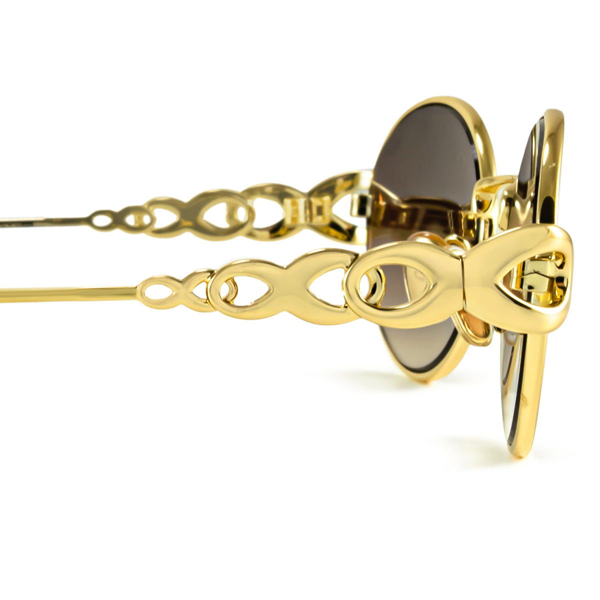 ÓCULOS DE SOL Namib - Ouro - Lente Marrom Degradada