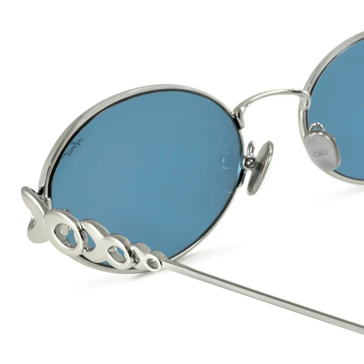 ÓCULOS DE SOL Namib - Prata - Lente Azul