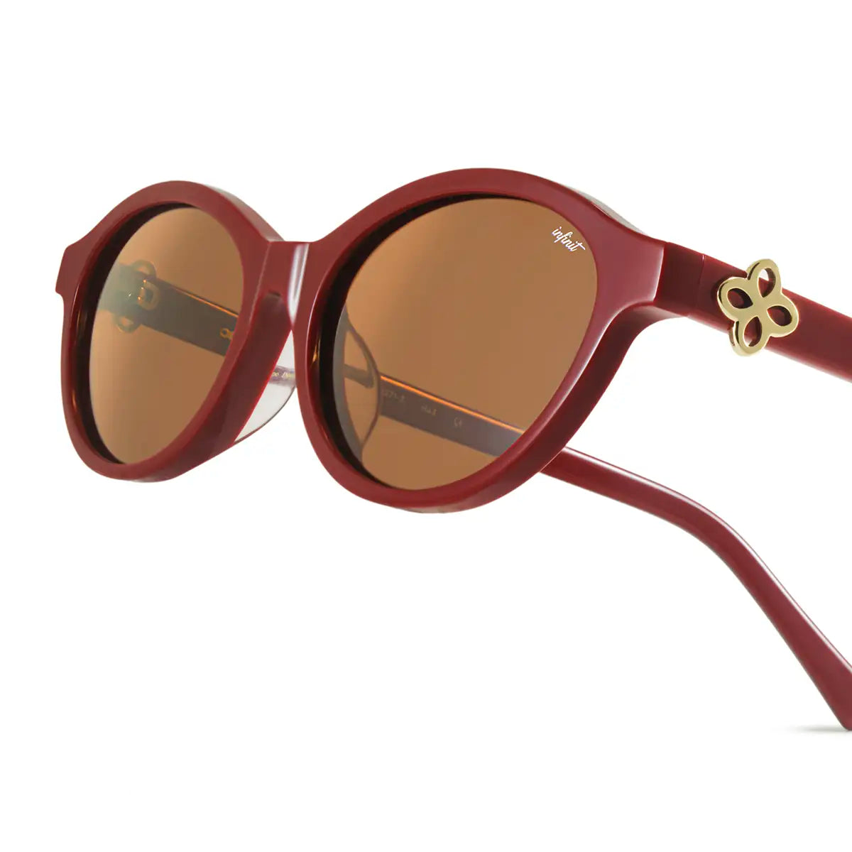 ÓCULOS DE SOL Naomi - Borgonha - Lente Marrom