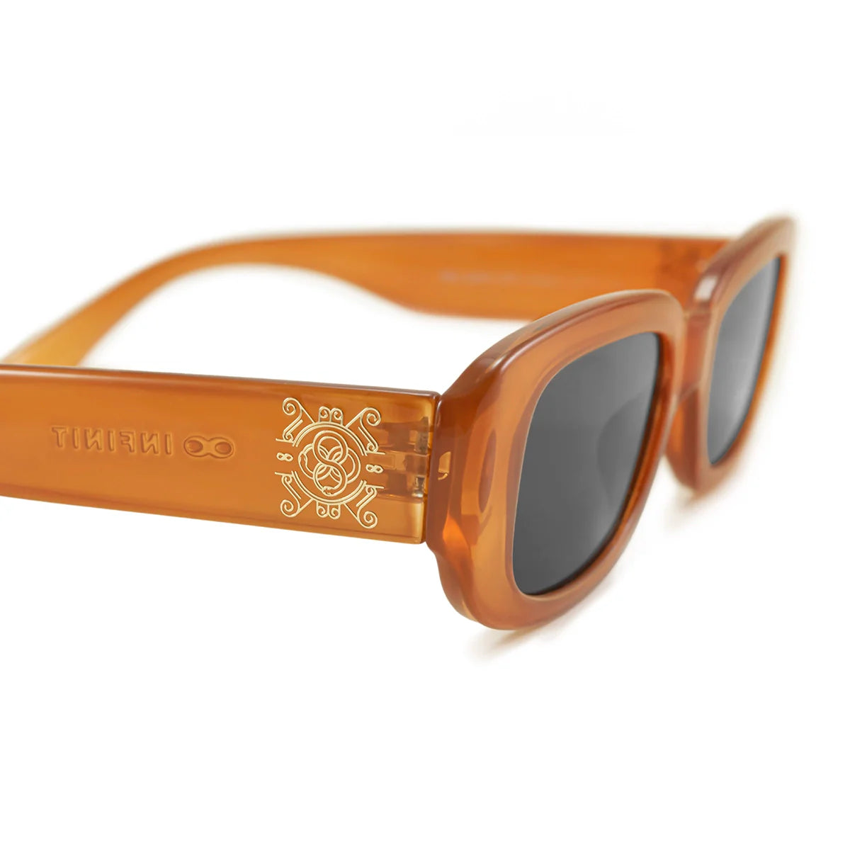 Óculos de sol New York edição limitada - DK Mel - Lente cinza cobra ouro